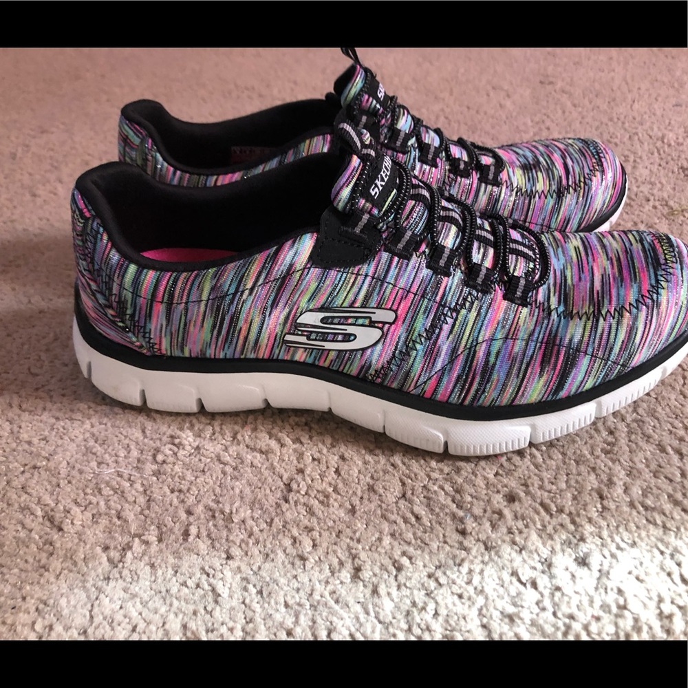 Skechers memory foam sneakers.